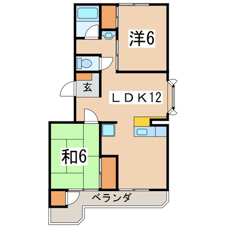 グリーンハイムの物件間取画像